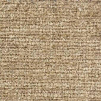 Jute fabric swatch, warm beige color, displays a dense, linear weave with a ribbed texture and subtle tonal variations; imprinted “lena 17025”.