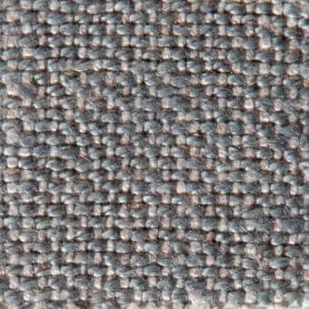 Gray woven fabric texture, irregular pattern, dense grid structure, matte finish, “Maori 11158” sample from verzelloni fabric collection.