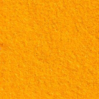 Orange fabric swatch displaying a dense, irregular weave and matte finish, with a consistent tone and granular texture throughout the composition.