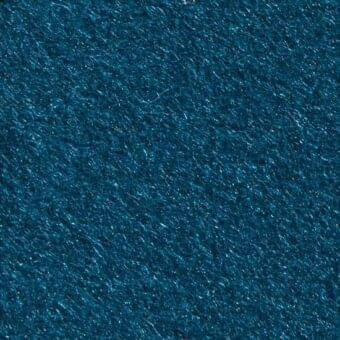 Teal woven fabric texture with a matte finish, displaying a dense, irregular fiber surface and verzelloni Divina3 28043 label.