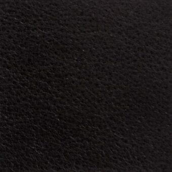 Dark charcoal leather texture displaying a subtle granular grain and tonal variations, suitable for upholstery applications.