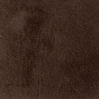 Dark brown nubuck leather texture with a velvety, slightly rough surface and natural grain pattern, exhibiting matte finish.