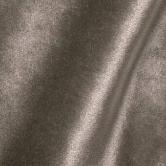 Dark gray velour fabric texture, Vismara Brilliant Velour VE05, with short pile, vertical striations, and diagonal shadows.