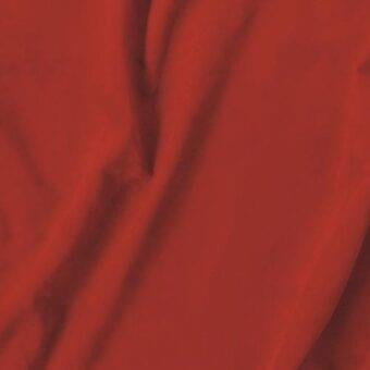 Red fabric texture with matte finish, displaying soft folds and subtle sheen; labeled “vismara eco nabuk en29”.