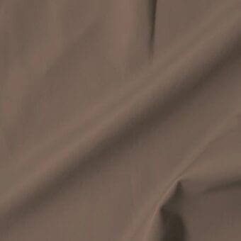 Leather swatch, soft extra grade, warm brown, displaying smooth matte texture and subtle tonal variations with diagonal folds.