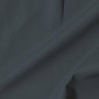 Vismara leather swatch, charcoal gray, soft extra finish, diagonally draped with matte texture and subtle tonal variations.