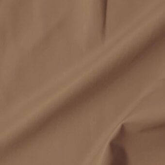 Vismara leather swatch, medium-brown smooth texture, soft extra quality, displaying subtle folds and consistent color under even lighting.