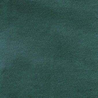 Matt velour fabric sample in deep teal, exhibiting a dense, short pile and granular texture with a consistent, uniform structure.