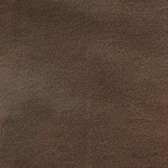 Brown matte velour fabric texture with a short, dense pile and subtle tonal variations creating a soft, consistent surface.